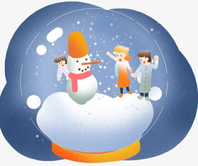 冬季冬天下雪球插画图片素材 其他格式 下载 动漫人物大全 