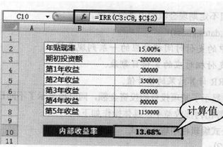 如何用EXCEL 计算增量投资内部收益率△IRR?