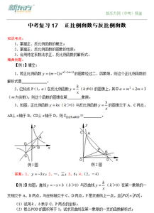 中考数学二轮复习17 正比例函数与反比例函数