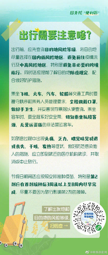 转发收藏 要 放 假 啦 五一 这些事要提前知