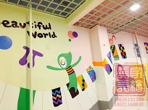 太原幼儿园墙体彩绘墙绘手绘作品欣赏 