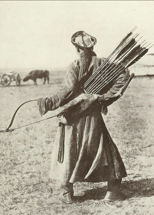 蒙古骑兵老照片 