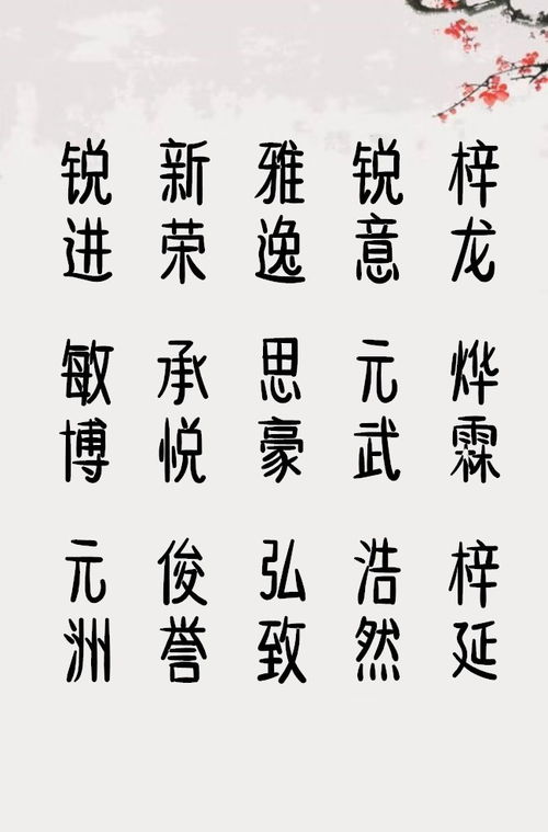 前程似锦的男孩名字 贾师傅起名改名 