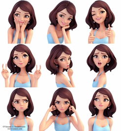 emoji de beleza feminina