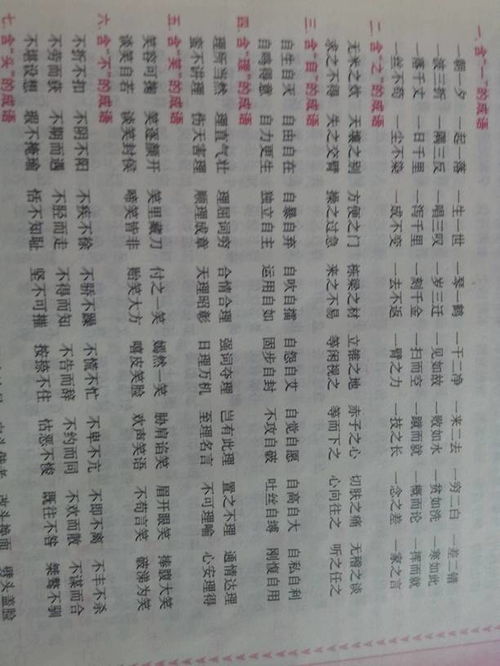 三百个四字词语 