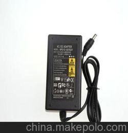 12V4A 开关电源 带灯 八字插 电源适配器LED稳压电源