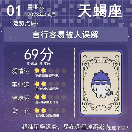 十二星座4月1日运势