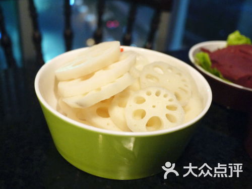 橘火锅 藕片 菜 藕片图片 