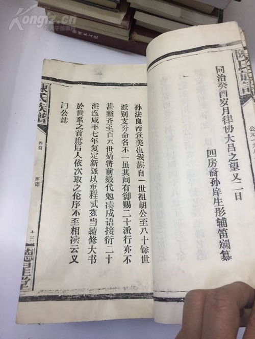 线装书 1988年 陈氏义门族谱 14册合拍 尺寸约16开左右 家谱 族谱 宗谱类 未每页检查,除图片描述外,可能存在有潮渍,霉印,残缺,粘连现象,因此书品定1品 包邮 