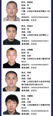 吕梁公安悬赏通缉27名涉黑涉恶犯罪嫌疑人