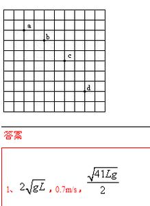 在研究平抛物体运动的实验中,用一张印有小方格的纸记录轨迹, 