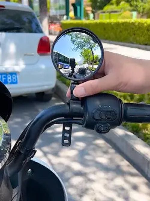 电动车一定要安装这个 反光镜 ,多角度旋转,骑行更安全 实用好物 电动车 安全骑行 