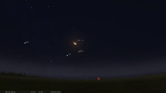 9 8 9日凌晨 可见 毕宿五合月 及 木星合月