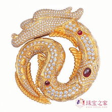 珠宝世界中的 中国龙 元素 
