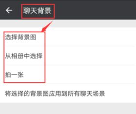 微信背景图怎么设置 