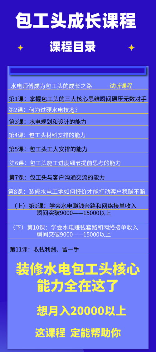 装修水电工要学多久,从新手到专家：装修水电工的成长之路