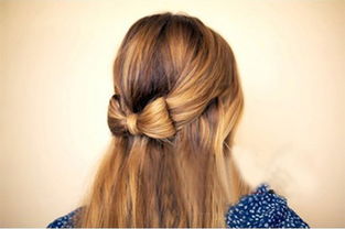 蝴蝶结发型的扎法图解 简单发型演绎经典时尚
