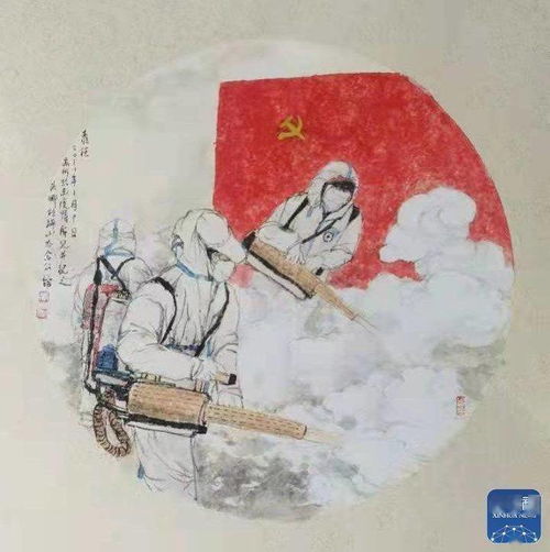 绘画中的禹州抗疫