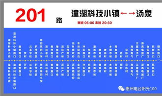 6月20日起,惠城区机场快线30分钟 班 ,201路延伸至潼湖科技小镇