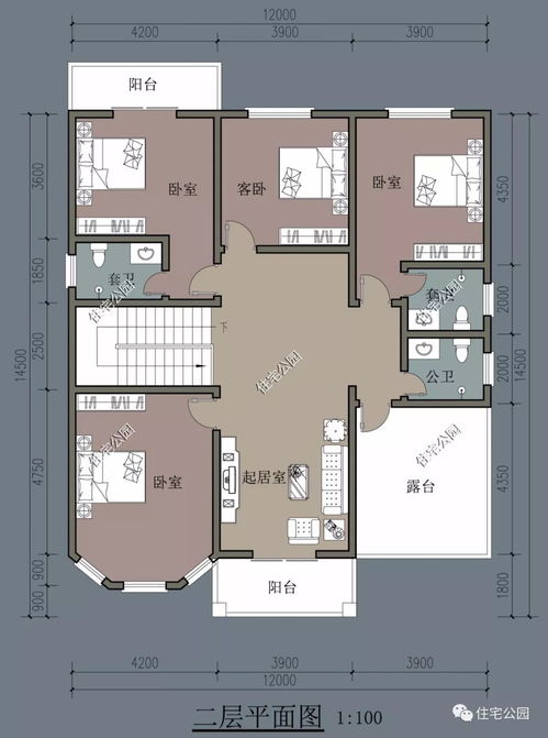 双入户门 四个套房,12 14米经典欧式雅宅,新年就要建新家