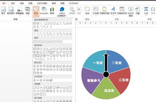 如何用ppt制作 随机抽奖 转盘 