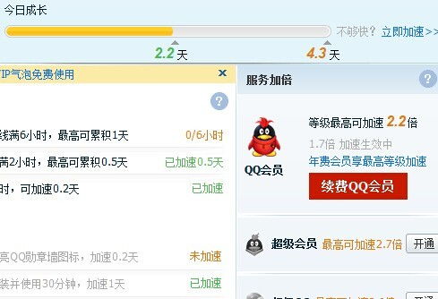 我就想问腾讯系统把握超级QQ弄成QQ会员了,为什么等级不加速 