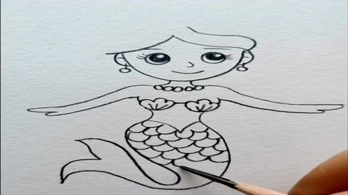小孩画美人鱼,小孩的鱼尾童话：画出他们的美人鱼梦想
