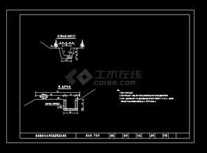 道路排水沟设计全套cad施工方案图