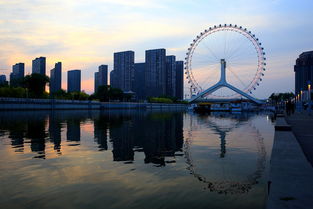 天津海河小景