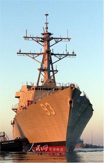 美军最新宙斯盾舰以华人命名 两岸记者参观 