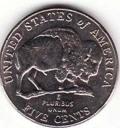 5美分硬币正面是什么样子 