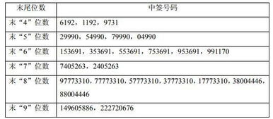 赛特转债中签号公布