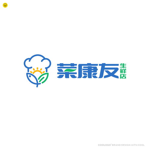 菜康友 生鲜超市品牌取名 LOGO设计