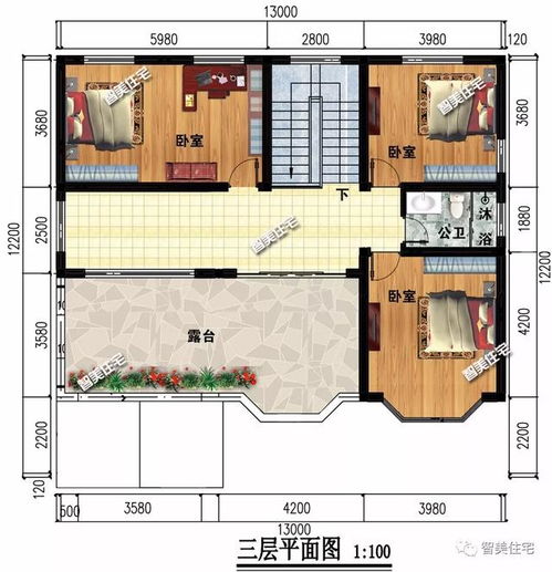 两栋宽13米多的别墅,田园和欧式风格设计,漂亮得很迷人