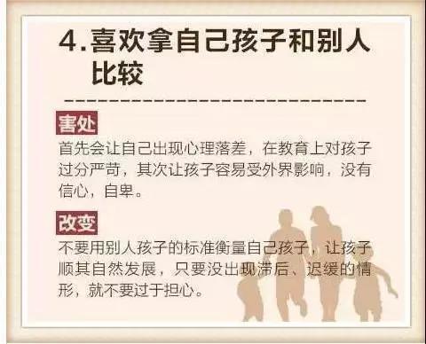 失败家长的12个坏习惯 没中一条的都是好父母