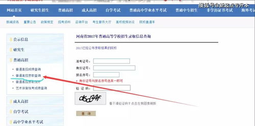 2020年河南专升本录取结果查询具体操作步骤