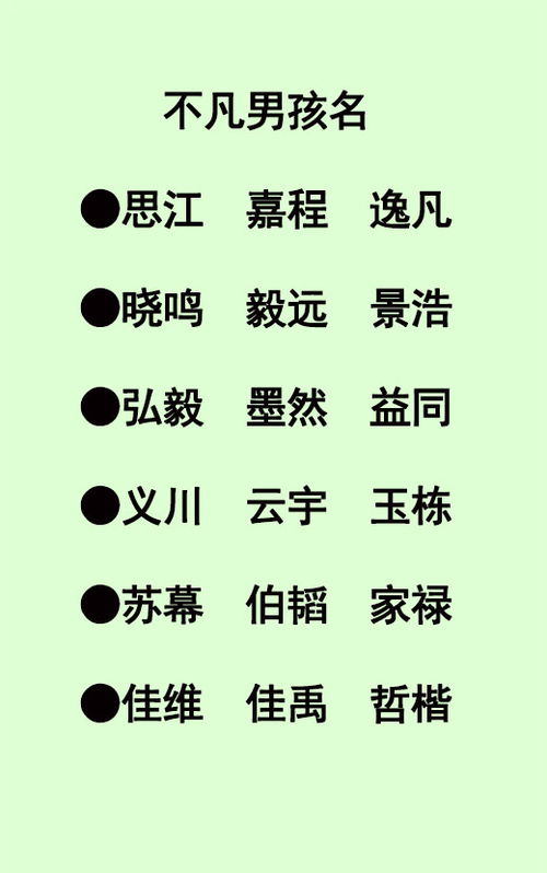 宝宝起名八字起名大全,传承文化，寓意美好