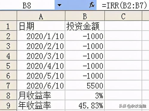 收益率收益 投资收益率公式怎么算 实际和风险投资收益率公式怎么算 