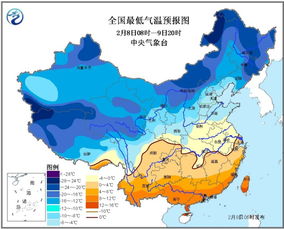 寒潮蓝色预警 