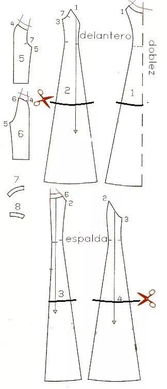 图解插肩袖连衣裙裁剪制作教程有纸样才智服装