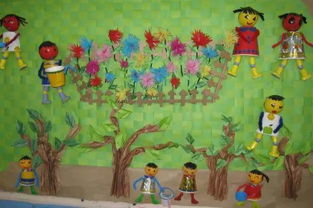 超赞的 幼儿园精美墙面布置及手工制作 