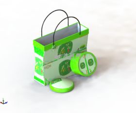 茶包装盒设计模型建模