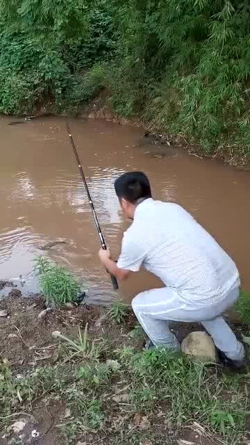 小河沟上大鱼 