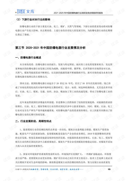 2021 2025年中国防爆电器行业调研及竞合策略研究报告.pdf