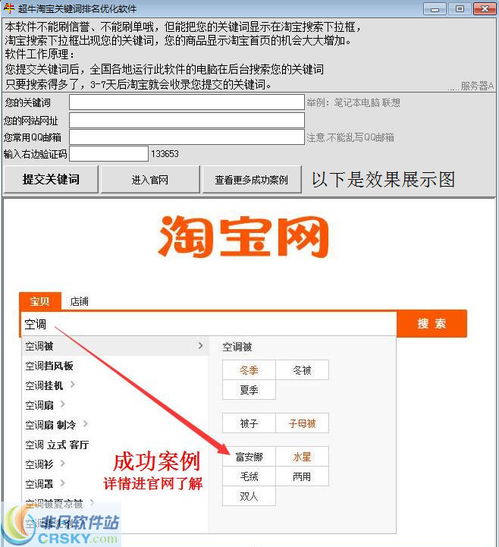 淘宝关键词排名查询优化软件