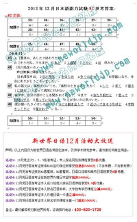 16年12月日语n2答案 信息图文欣赏 信息村 K0w0m Com