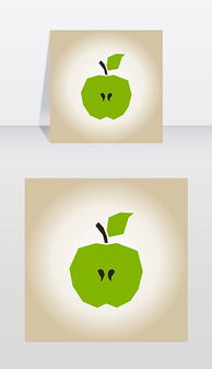 EPS绿色的苹果 EPS格式绿色的苹果素材图片 EPS绿色的苹果设计模板 我图网 