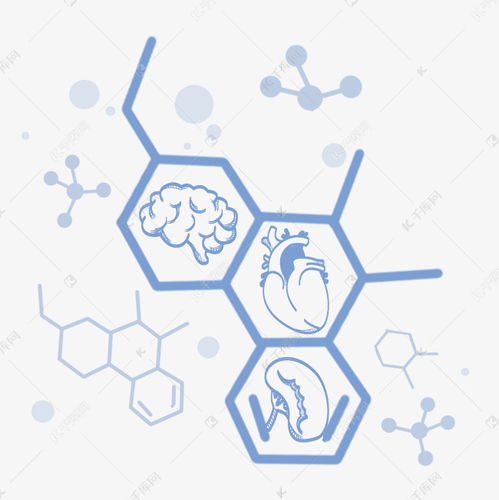 医学化学元素卡通素材图片免费下载 千库网 