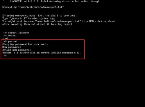 linux修改root密码,Linux系统下修改root密码的详细指南