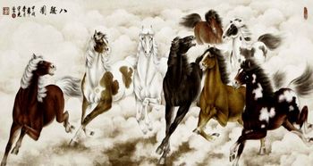八骏图是谁画的 八匹马代表了什么 